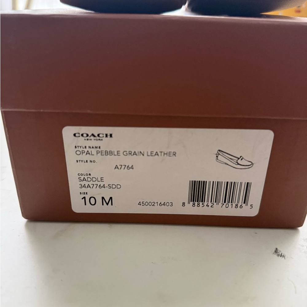 Coach Brown Leather Loafers - Picture 6 of 6